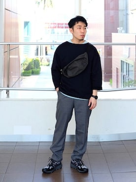 「TIMEX（タイメックス）のアイテム（腕時計）」を使った、COZYさん（メンズ・165cm）の春コーディネート