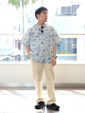 「417 EDIFICE（フォーワンセブンエディフィス）のアイテム（財布/小物）」を使った、COZYさん（メンズ・165cm）の夏コーディネート