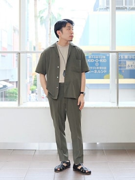「417 EDIFICE」｜「アイテム（アクセサリー）」を使った、COZYさん（メンズ・165cm）の夏コーディネート