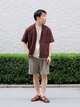 「417 EDIFICE」｜「アイテム（アクセサリー）」を使った、COZYさん（メンズ・165cm）の夏コーディネート