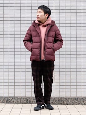 「417 EDIFICE（フォーワンセブンエディフィス）のアイテム（ダウンジャケット/コート）」を使った、COZYさん（メンズ・165cm）の冬コーディネート