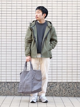 「417 EDIFICE（フォーワンセブンエディフィス）のアイテム（マウンテンパーカー）」を使った、COZYさん（メンズ・165cm）の冬コーディネート