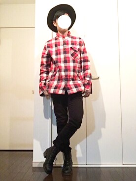 「BellyButton（ベリーボタン）のアイテム」を使った、KAZUさん（メンズ・170cm）の冬コーディネート
