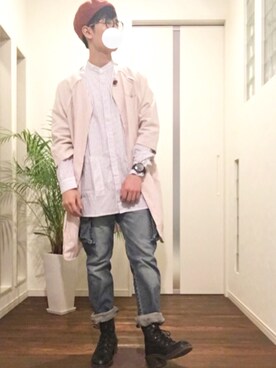 「BellyButton（ベリーボタン）のアイテム」を使った、KAZUさん（メンズ・170cm）の春コーディネート