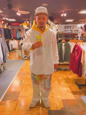 「ラルフローレン」｜「アイテム（サロペット/オーバーオール）」を使った、SHUHEI@DOIT君さん（メンズ・170cm）の冬コーディネート