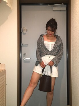まゆさん（レディース・157cm）の夏コーディネート