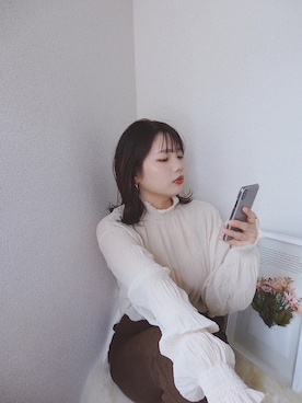 「MKT（エムケーティー）のアイテム（トップス）」を使った、sallyさん（レディース・161cm）の夏コーディネート