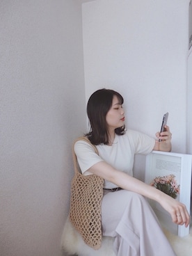 「3rd Spring select（サードスプリングセレクト）のアイテム（トップス）」を使った、sallyさん（レディース・161cm）の夏コーディネート