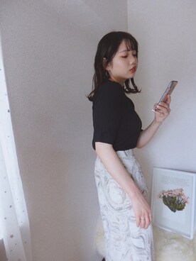 「Aunt Marie's（アントマリーズ）のAUNT MARIE'S フェイクレザースクエアサンダル（サンダル）」を使った、sallyさん（レディース・161cm）の秋コーディネート