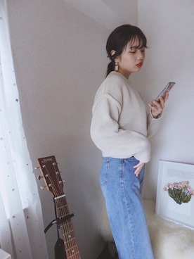 「ACT（アクト）のアイテム（パンツ）」を使った、sallyさん（レディース・161cm）の秋コーディネート