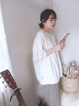 「CORISCO（コリスコ）のアイテム（トップス）」を使った、sallyさん（レディース・161cm）の秋コーディネート