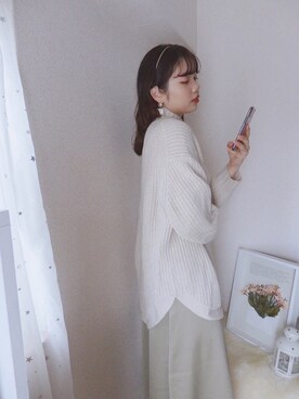 「CLEA（クレア）のアイテム（ワンピース/ドレス）」を使った、sallyさん（レディース・161cm）の秋コーディネート
