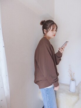 「ACT（アクト）のアイテム（パンツ）」を使った、sallyさん（レディース・161cm）の秋コーディネート