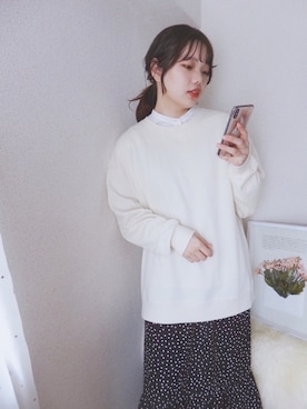 「CORISCO（コリスコ）のアイテム（トップス）」を使った、sallyさん（レディース・161cm）の秋コーディネート