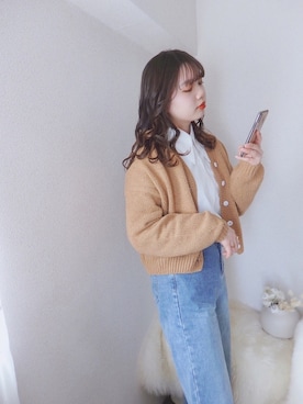 「ACT（アクト）のアイテム（パンツ）」を使った、sallyさん（レディース・161cm）の春コーディネート