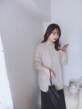 「UNIQLO（ユニクロ）のキャミソールワンピース（ワンピース）」を使った、sallyさん（レディース・161cm）の春コーディネート