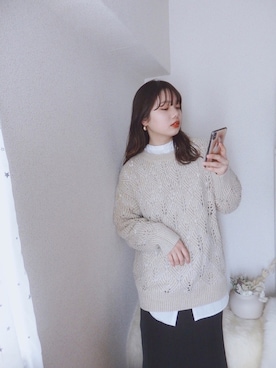 「UNIQLO（ユニクロ）のキャミソールワンピース（ワンピース）」を使った、sallyさん（レディース・161cm）の春コーディネート