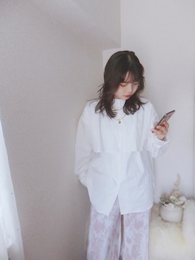 「FIG&VIPER（フィグアンドバイパー）のアイテム（パンツ）」を使った、sallyさん（レディース・161cm）の春コーディネート