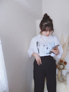「LUCY（ルーシー）のアイテム」を使った、sallyさん（レディース・161cm）の夏コーディネート