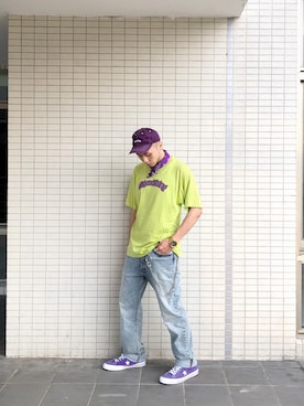 「LEVI'S SKATEBOARDING（リーバイススケートボーディング）のアイテム」を使った、Bc 🇹🇼さん（メンズ・185cm）の春コーディネート