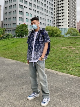 「LEVI'S SKATEBOARDING（リーバイススケートボーディング）のアイテム」を使った、Bc 🇹🇼さん（メンズ・185cm）の春コーディネート