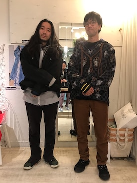 「記念撮影」｜ACCさん（メンズ・180cm）の春コーディネート