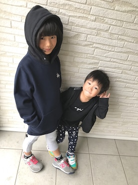 re_riさん（キッズ・90cm）の夏コーディネート