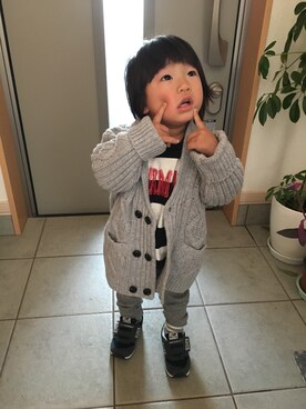 「WAMWAM（ワムワム）のアイテム」を使った、re_riさん（キッズ・90cm）の夏コーディネート