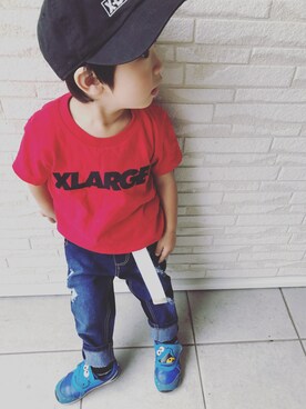 re_riさん（キッズ・90cm）の秋コーディネート