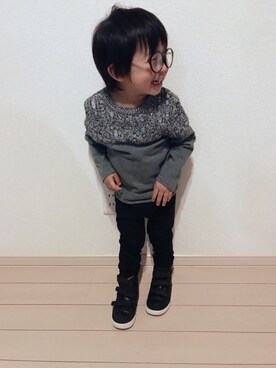 re_riさん（キッズ・90cm）の秋コーディネート