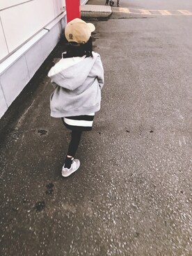 「NEW BALANCE（ニューバランス）の◆new balance KV996（スニーカー）」を使った、re_riさん（キッズ・120cm）の秋コーディネート