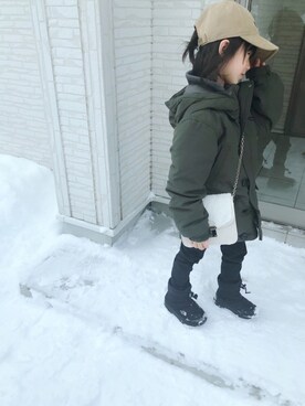re_riさん(キッズ・120cm)の冬コーディネート