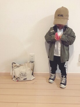 re_riさん（キッズ・90cm）の春コーディネート