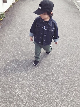 re_riさん（キッズ・90cm）の春コーディネート