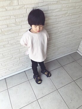 re_riさん（キッズ・90cm）の春コーディネート