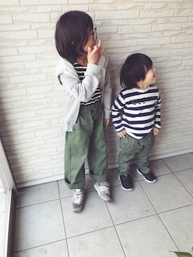 re_riさん（キッズ・90cm）の春コーディネート