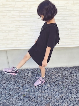 re_riさん（キッズ・120cm）の夏コーディネート