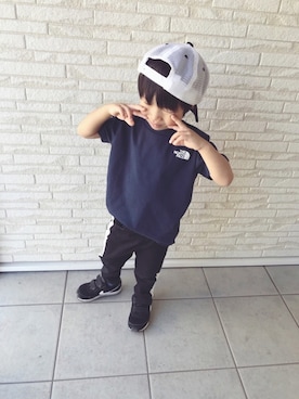 re_riさん（キッズ・100cm）の夏コーディネート