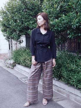 Natsumi Asariさん(レディース・166cm)の秋コーディネート