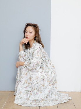 「アイテム（シャツワンピース）」を使った、Natsumi Asariさん（レディース・166cm・20代）の冬コーディネート