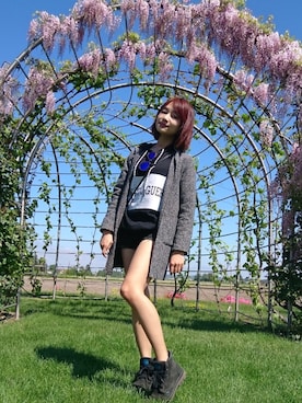 「SPAO（スパオ）のアイテム（モッズコート）」を使った、Ms.Dora さん（レディース・156cm）の春コーディネート