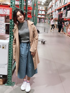 「costco」｜Ms.Dora さん（レディース・156cm）の春コーディネート