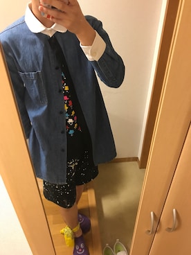 「Design Tshirts Store graniph（デザイン　ティーシャツ　ストア　グラニフ）のアイテム（パンツ）」を使った、ながいしりょう、さん（メンズ・164cm）の夏コーディネート