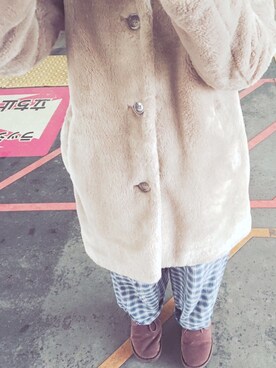 「B.L.U.E（ビーエルユーイー）のアイテム（ジャケット/アウター）」を使った、みへさん（レディース・153cm）の春コーディネート