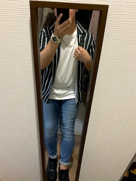 む〜さん（メンズ・177cm）の夏コーディネート