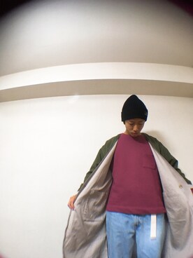 「RAGEBLUE（レイジブルー）のアイテム（ジャケット/アウター、その他）」を使った、GANDEN SUZUさん（メンズ・172cm）の春コーディネート