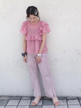 okamto yunaさん（レディース・160cm）の春コーディネート