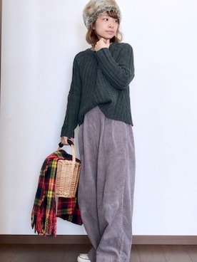 ayuMi◡̈さん（レディース・152cm）の秋コーディネート