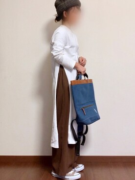 「レイヤードstyle」｜ayuMi◡̈さん（レディース・152cm）の冬コーディネート