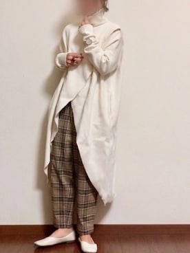 「PHILIPPE AUDIBERT（フィリップ オーディベール）の【WEB限定】PHILIPPE AUDIBERT（フィリップオーディベール）サークルリング  / 指輪（リング）」を使った、ayuMi◡̈さん（レディース・152cm）の秋コーディネート